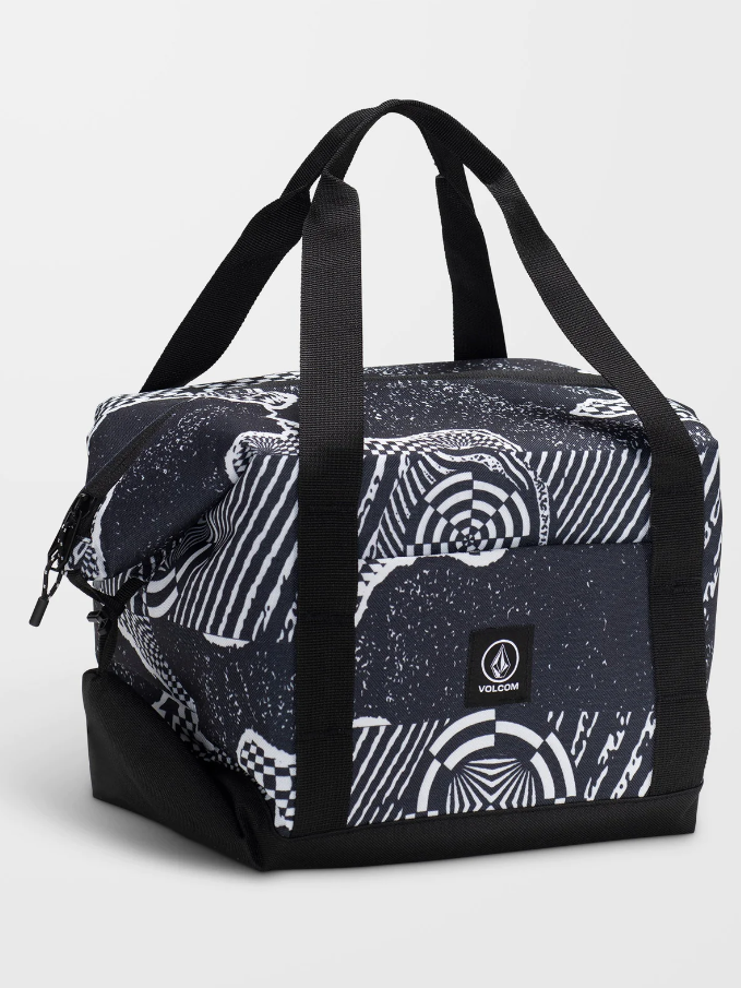 Out There Collapsible Cooler Bag - black/white