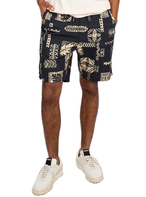City Relax Short - Black White
