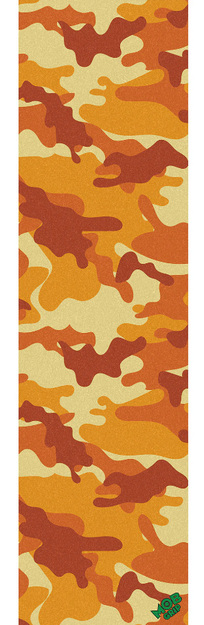 Orange Camo 2 Griptape 9"