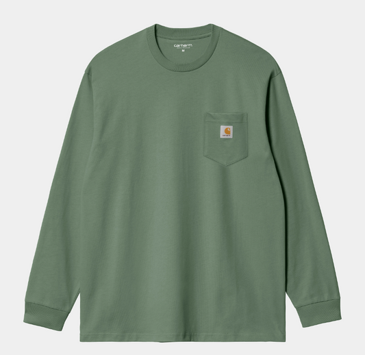 L/S Pocket T-Shirt - duck green