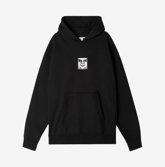 Icon Extra Heavy Pullover Hood - black