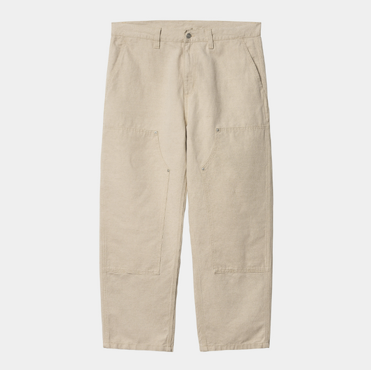 Walter Double Knee Pant - natural