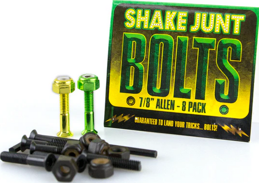 Shake Junt Bolts - Green Yellow Inbus 7/8"