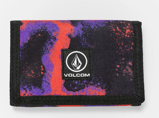 Box Stone Wallet - Bright Red