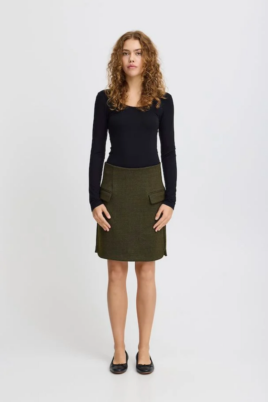 IHKATE Rock - Black/Lizard Herringbone