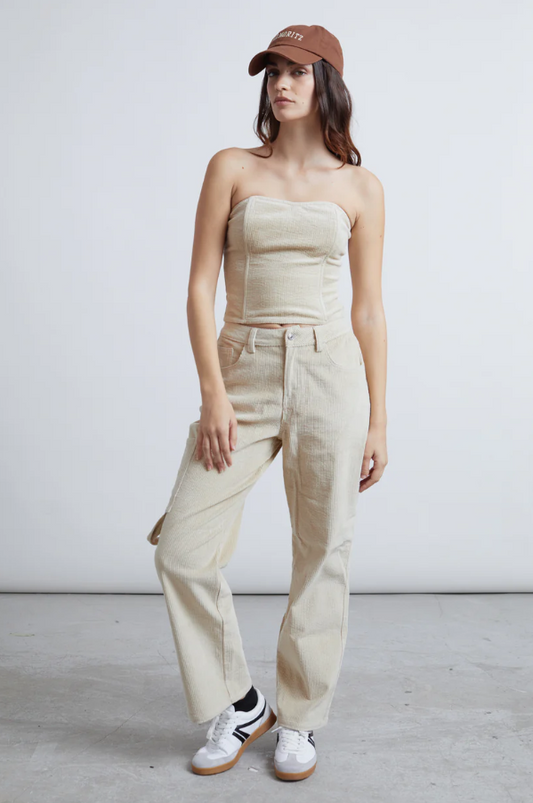 Cordhose - Beige