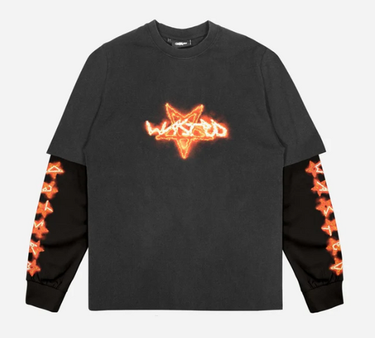 Paris Surf Longsleeve - Black