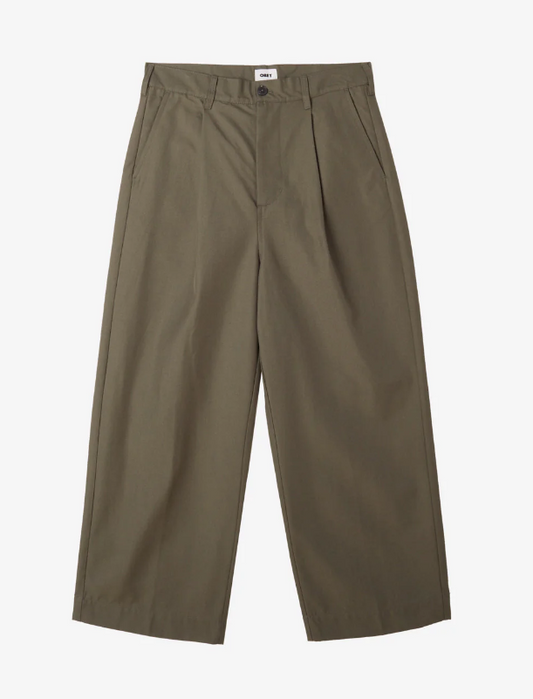 Oliver Pleated Pant - Tea Leaf
