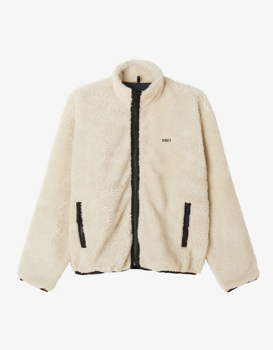 Icon Face Sherpa Jacket - Unbleached