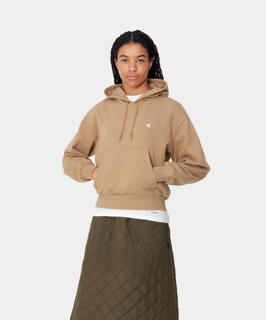 W' Hooded Casey Sweatshirt - Peanut/Silber