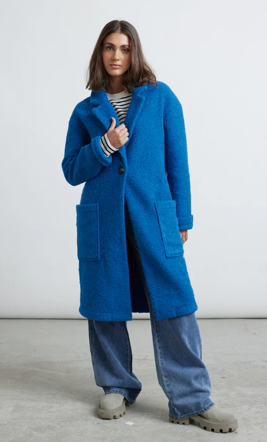 Coat - Petrol