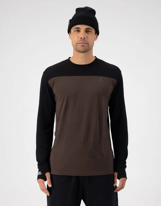 Yotei Merino Longsleeve - Cedar/Black