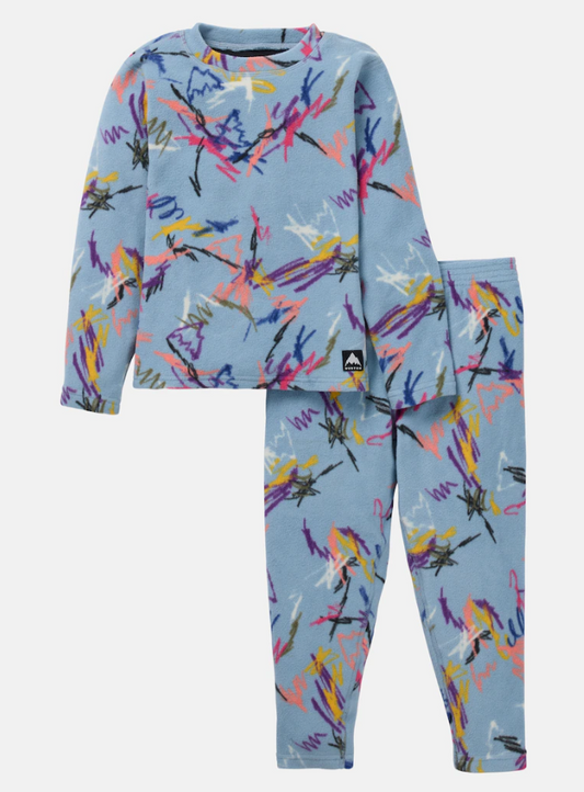 Toddlers' Heavy Weight Fleece Base Layer Set - Scribble