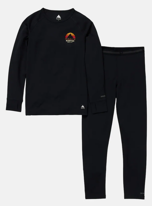 Kids' Lightweight Base Layer Set - Black