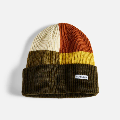 Patchwork Beanie - Army
