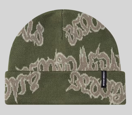 90s Spike Beanie - Green