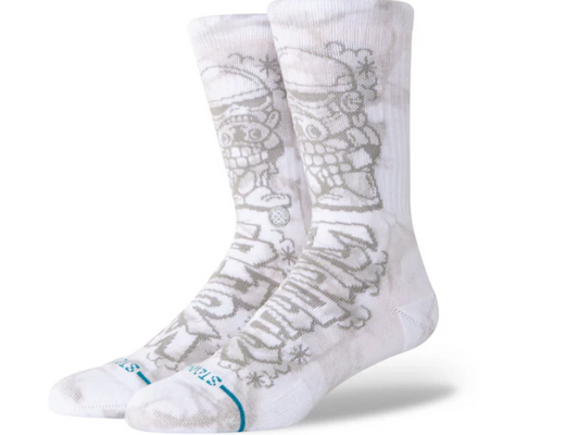 Stance Dj Trooper Crew Sock - White