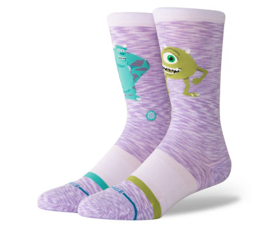 Stance Scare Floor Crew Sock - Lavender