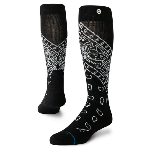 Barrio Mid Wool Snow Sock - Black