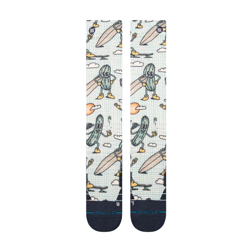 Feeling Pickled Mid Poly Snow Sock - Multi