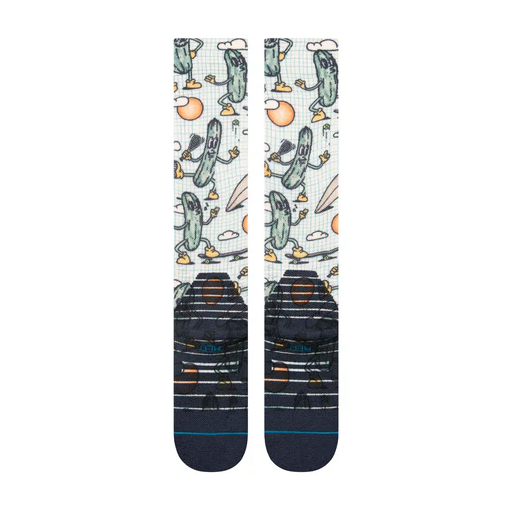 Feeling Pickled Mid Poly Snow Sock - Multi