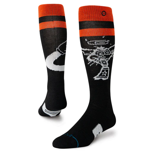 Jill Perkins Over The Calf Snow Sock - Black