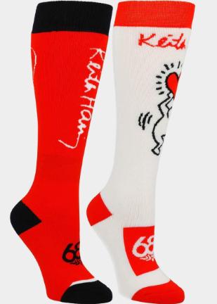 Keith Haring Snow Socks 2PK