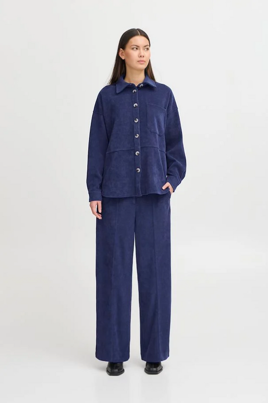 IHKATE Casual Pant Corduroy - Medieval Blue