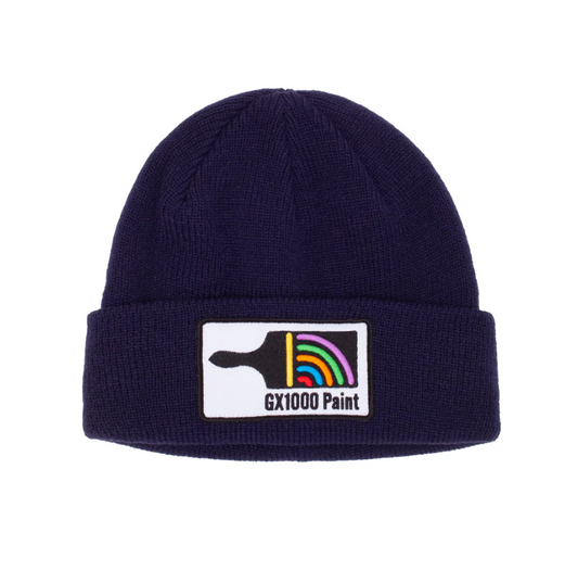 Paint Beanie - Navy