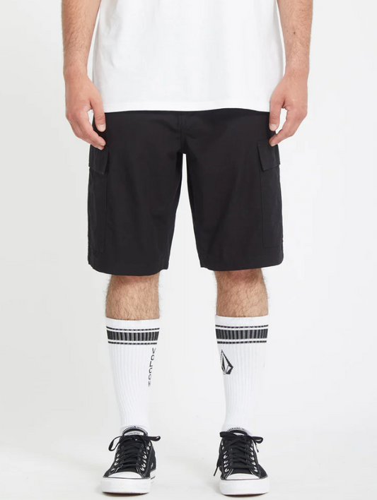Strange Tripper Cargo 22" Shorts - Black