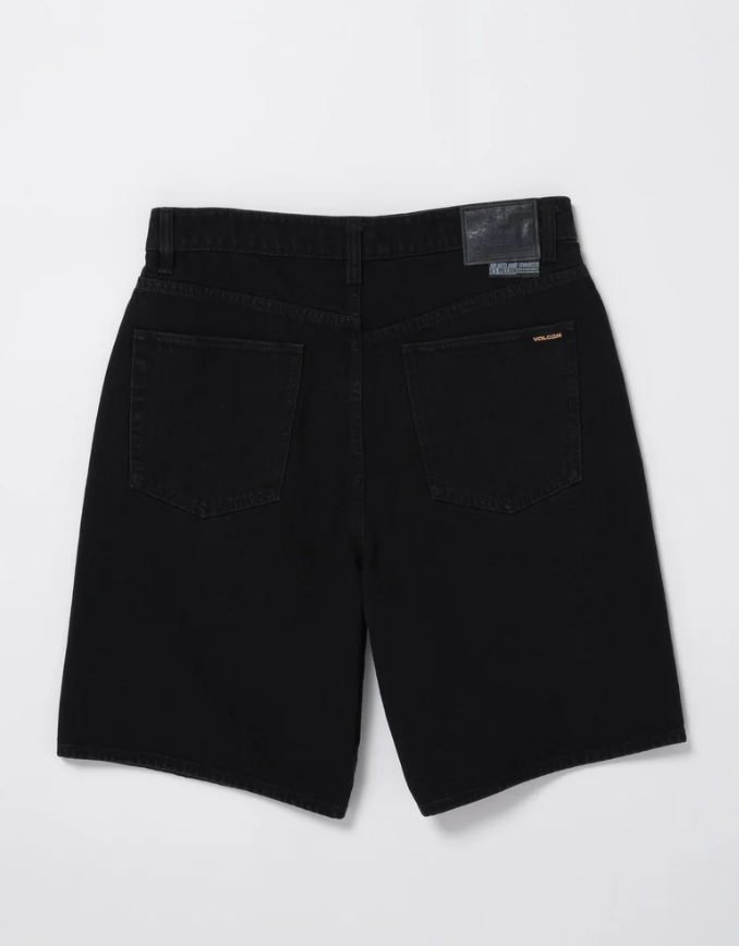 Billow Denim Shorts - Black