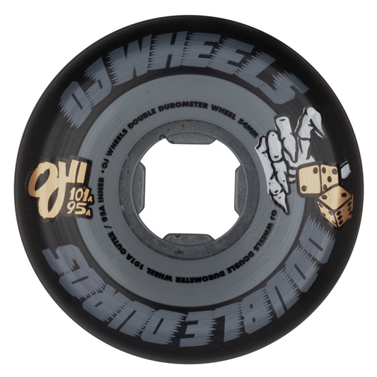 OJ Wheels Double Duro Black 54mm - 101A/95A