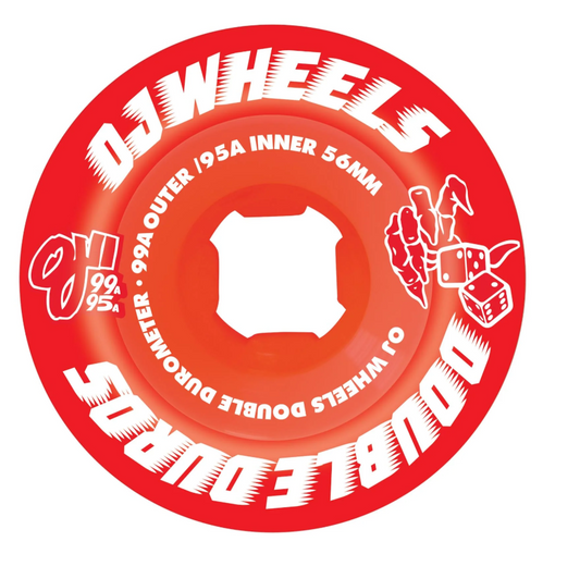 OJ Wheels Double Duro Red 56mm - 99A/95A