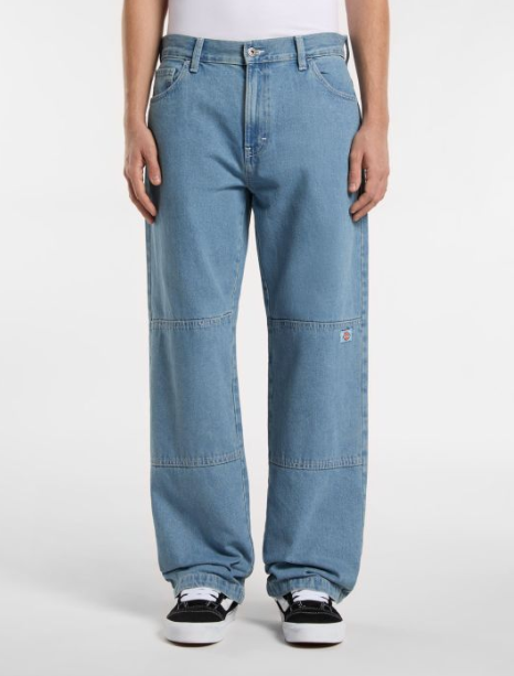 Double Knee Pant - Light Wash