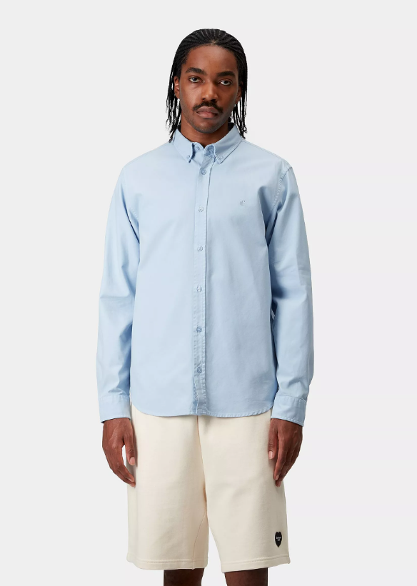 L/S Bolton Shirt - Air Sky