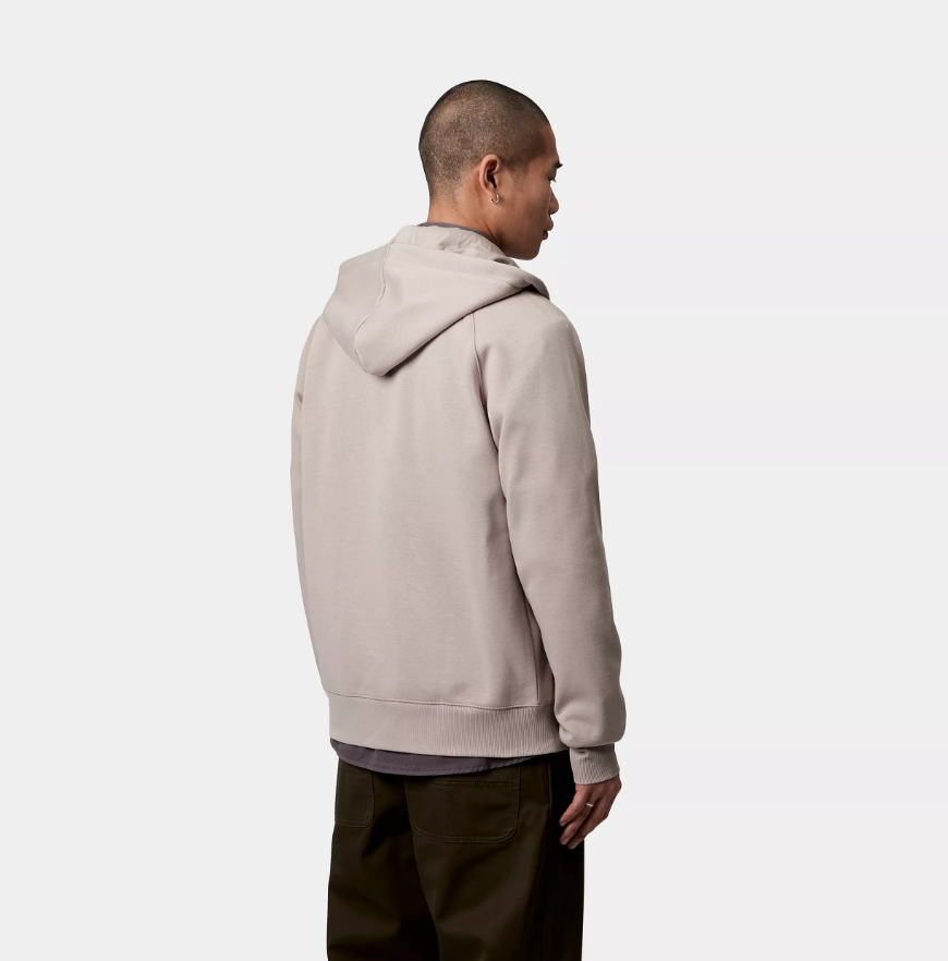 Hooded Chase Jacket - Dusky Beige/Gold