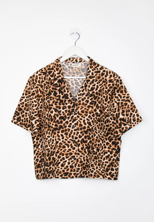 Bluse aus Viskose - Gemustert