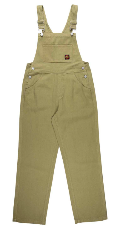 Classic Label Dungarees - Light Khaki