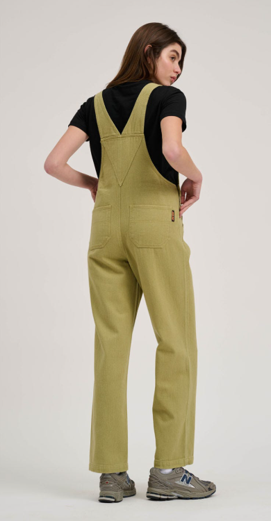 Classic Label Dungarees - Light Khaki