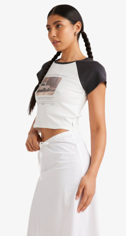 Welcome Raglan - White