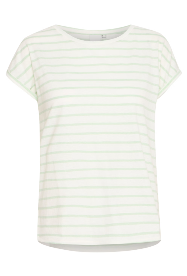 IHYULIETTA T-Shirt - Cameo Green Stripe