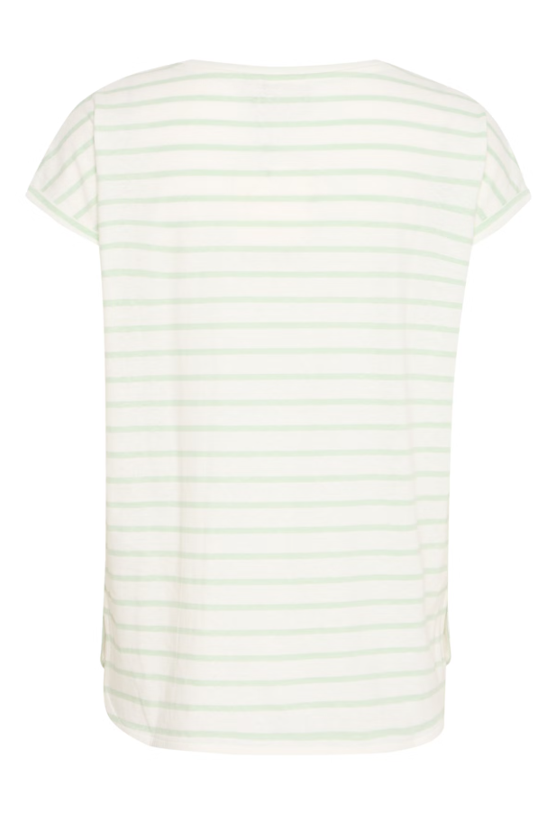 IHYULIETTA T-Shirt - Cameo Green Stripe