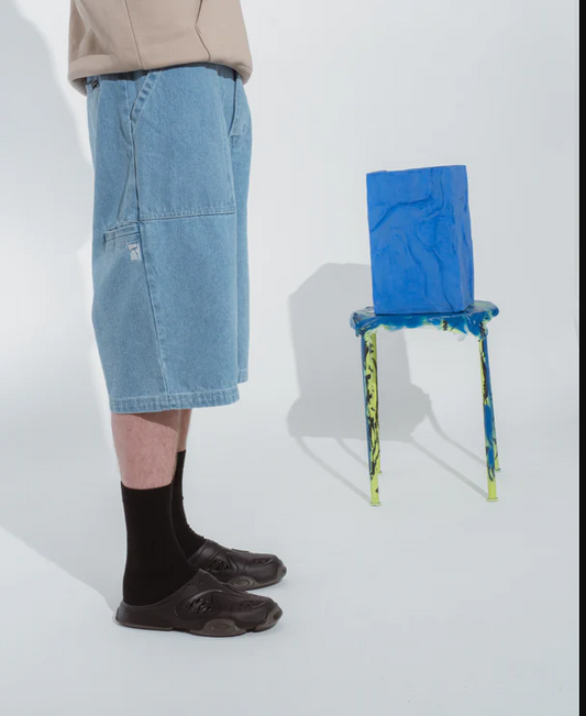 Painter shorts - Light denim