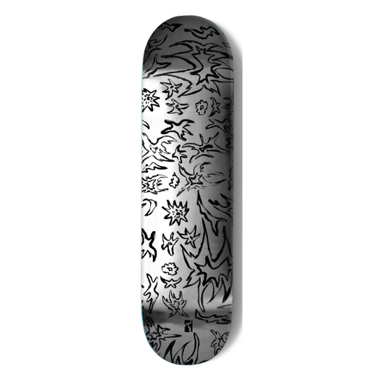 Silver Tribal Deck - 8.25"