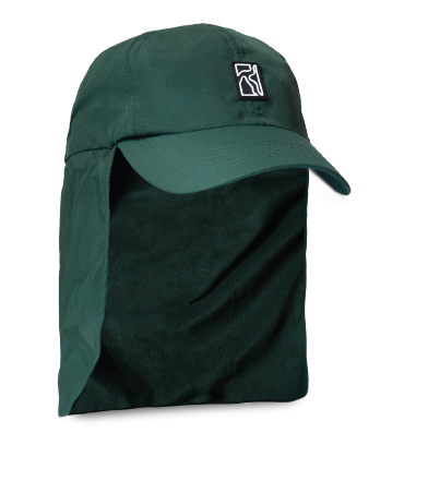 Sun Flap Cap - Green