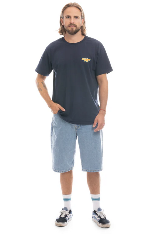 X-Tra Baggy Denim Shorts - Moon