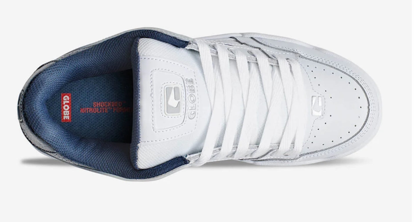 Tilt white/blue stipple