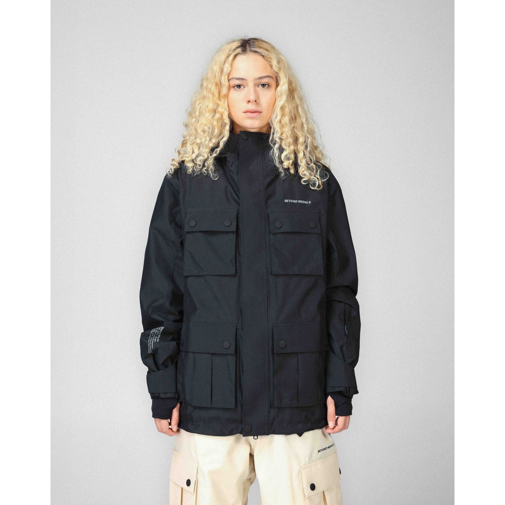 Cargo Jacket black von Beyond Medals XDouble Skate