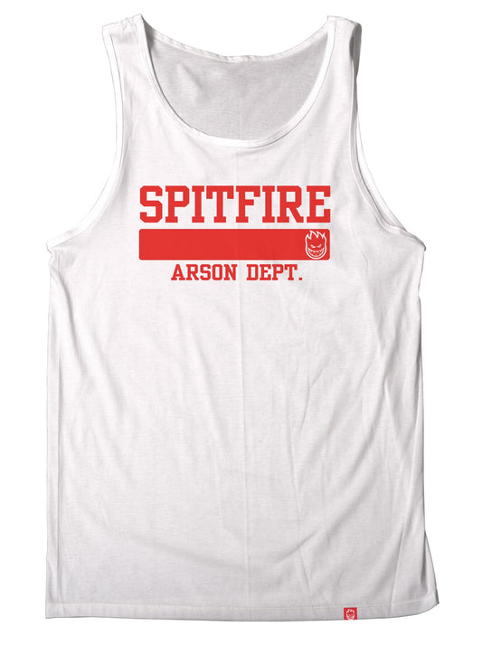 Arson Dept. Tank - White/Red