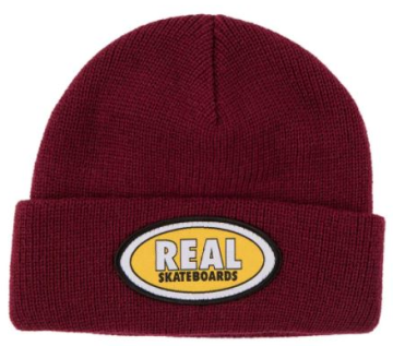 Oval Beanie - red
